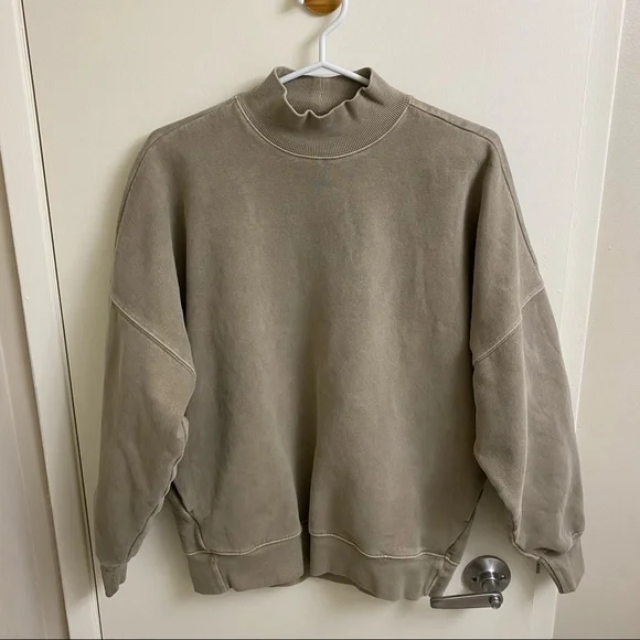 TNA Sweaters Aritzia Tna Mockneck Sweatshirt Poshmark